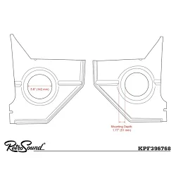 Ford Mustang - Dørtrekk/panel – bilde 2 av 2